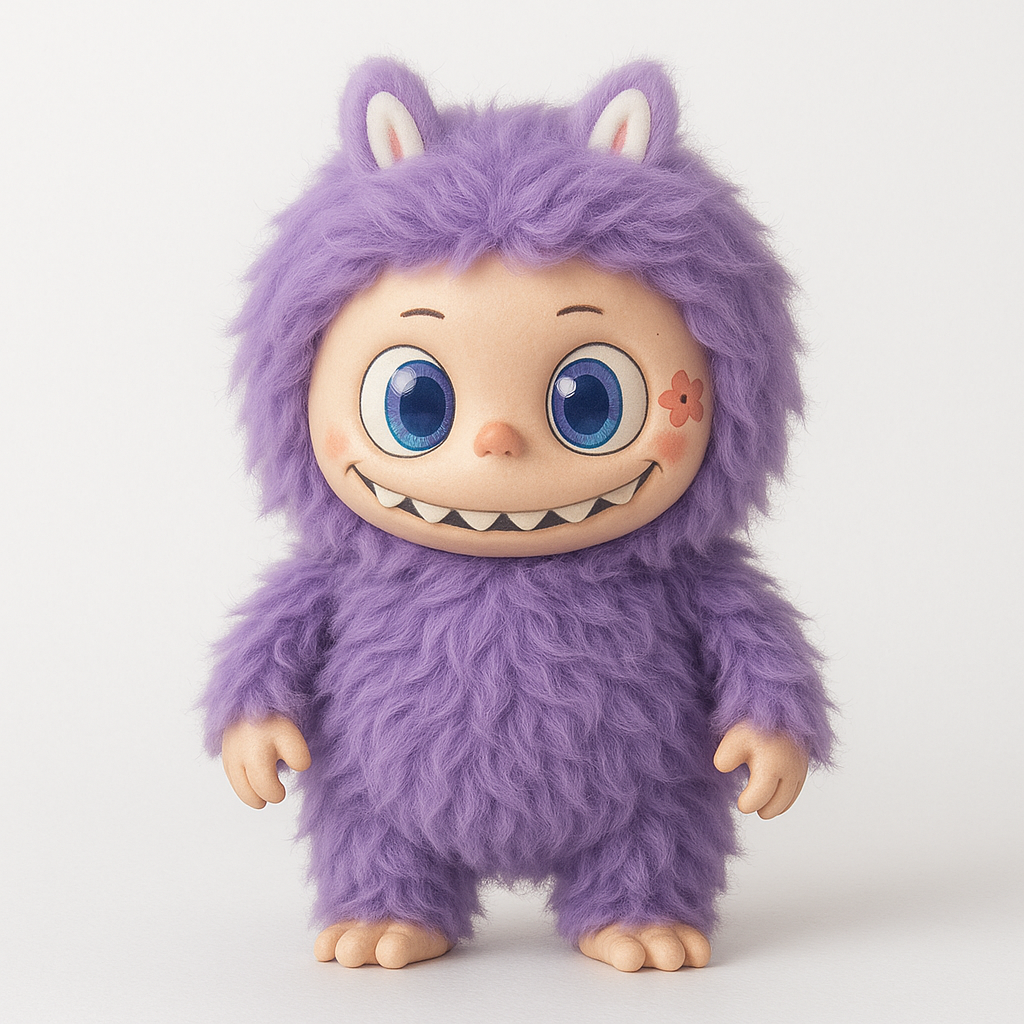 Labubu Gigante de Meio Metro Roxo